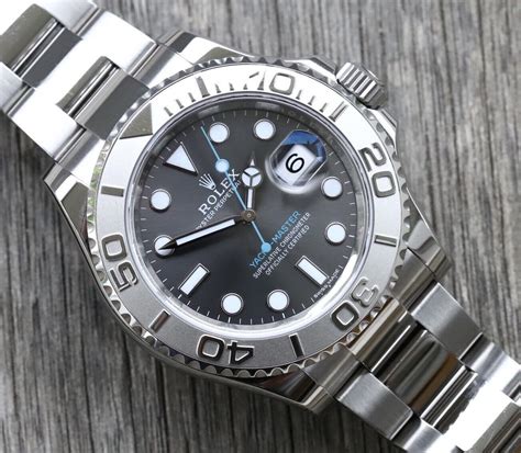 rolex grey yacht master|rolex yacht master 40mm price.